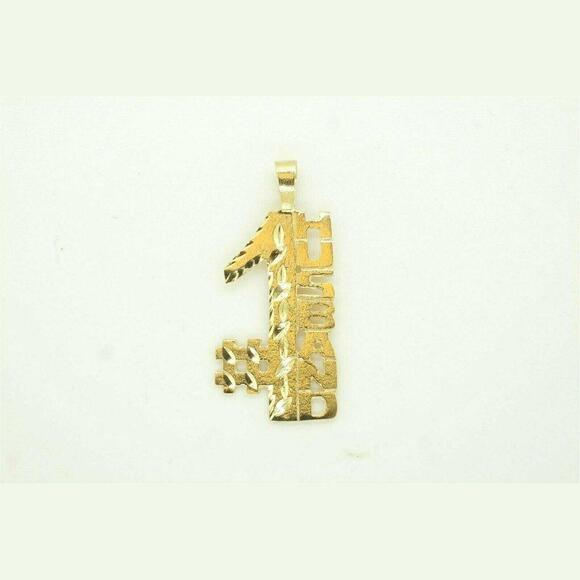 Estate 14k Yellow Gold Men's Pendant Charm Fine Jewelry